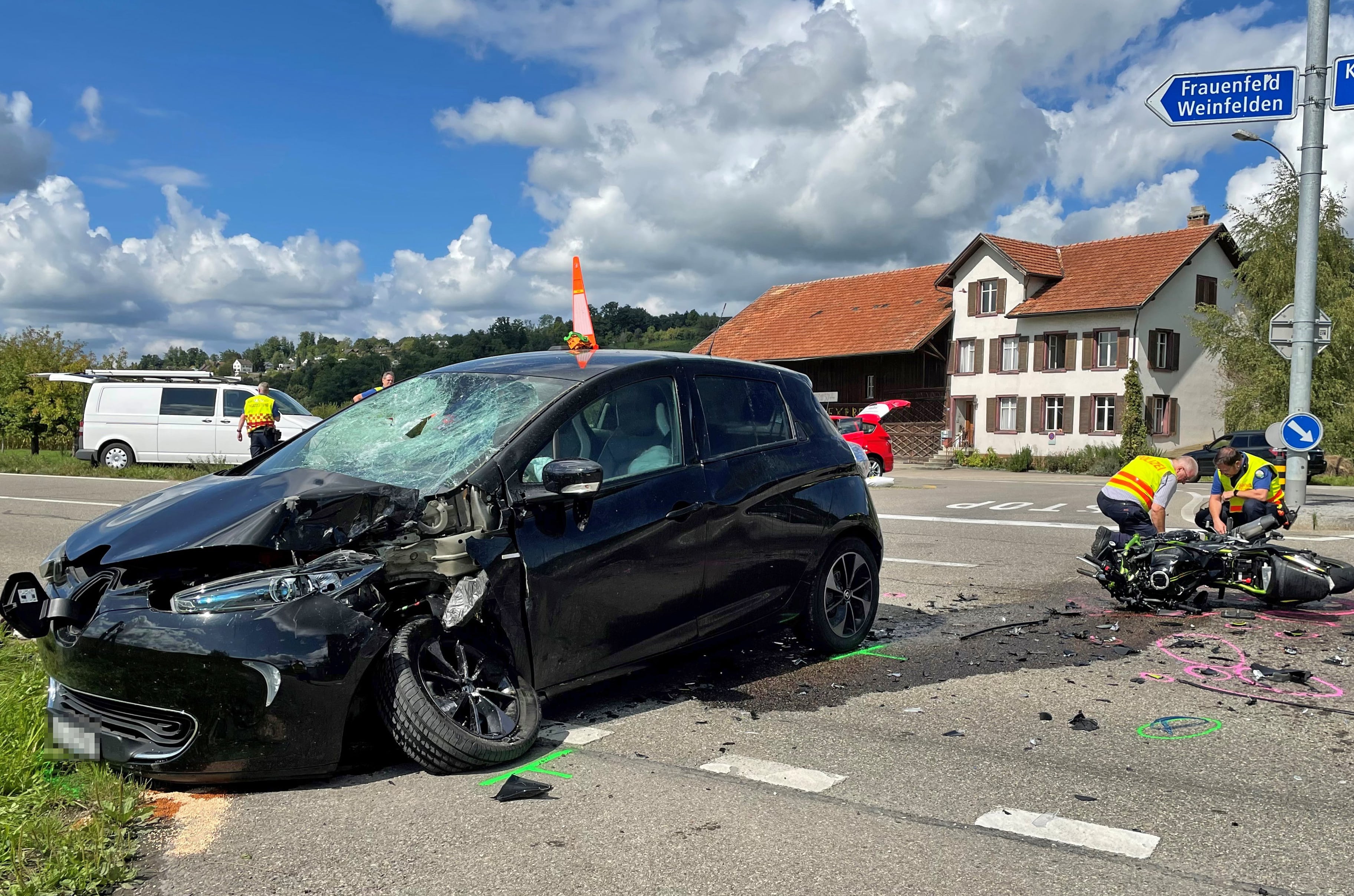 Bild Verkehrsunfall Weinfelden