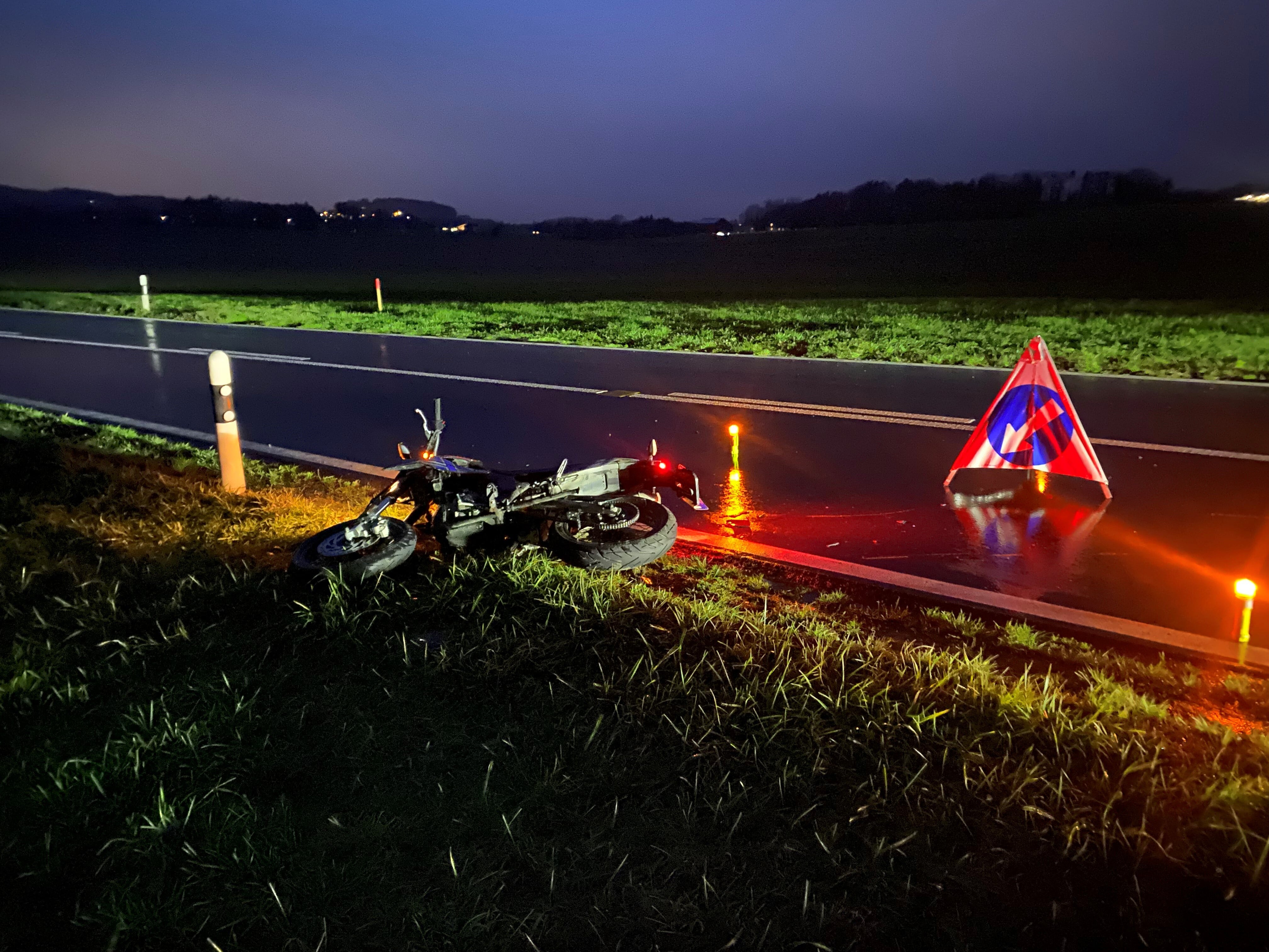 Stettfurt Unfall Auto Motorrad leicht verletzt