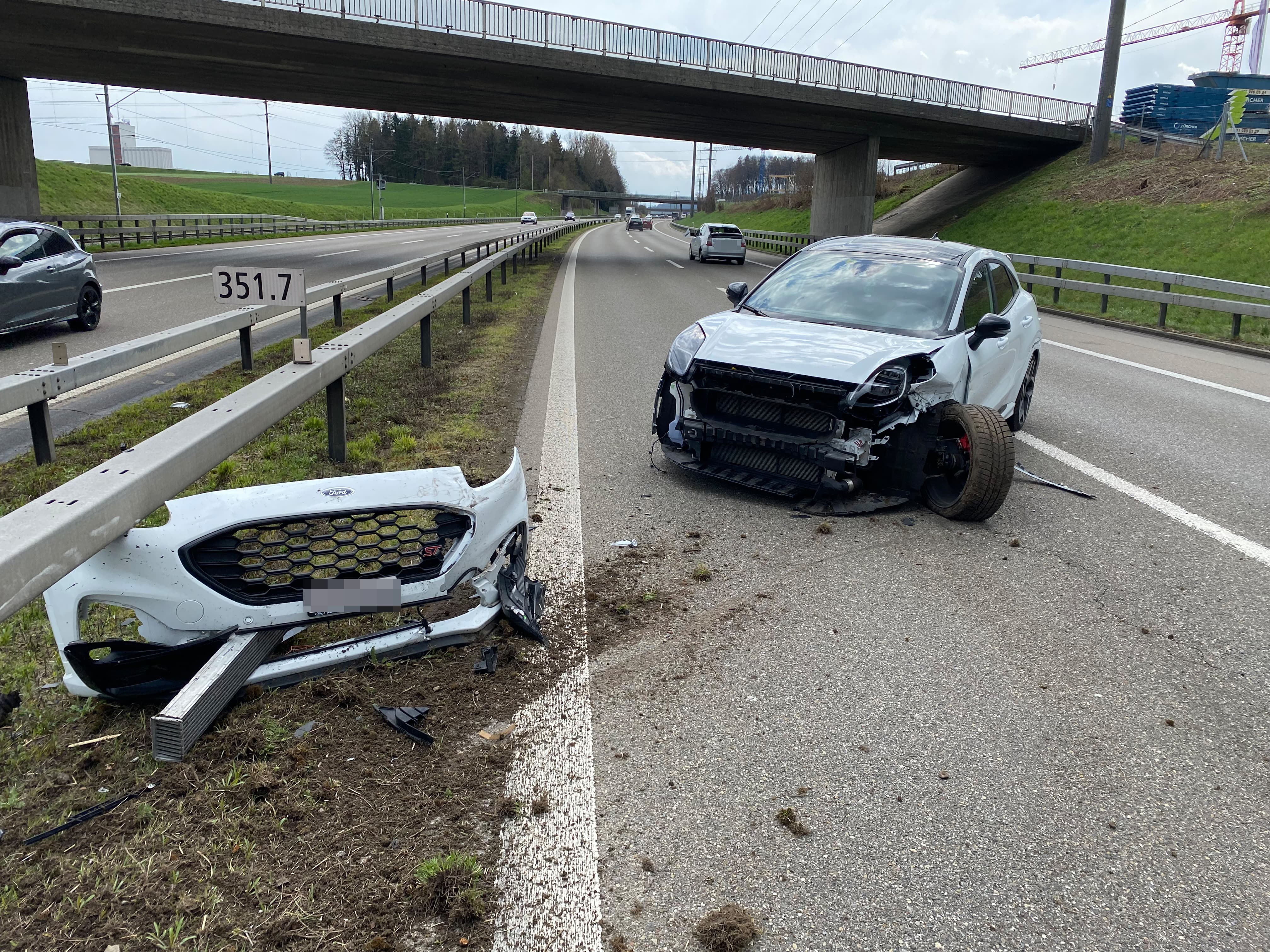 Sirnach Autobahn A1 Selbstunfall nicht verletzt Verkehrsbehinderungen