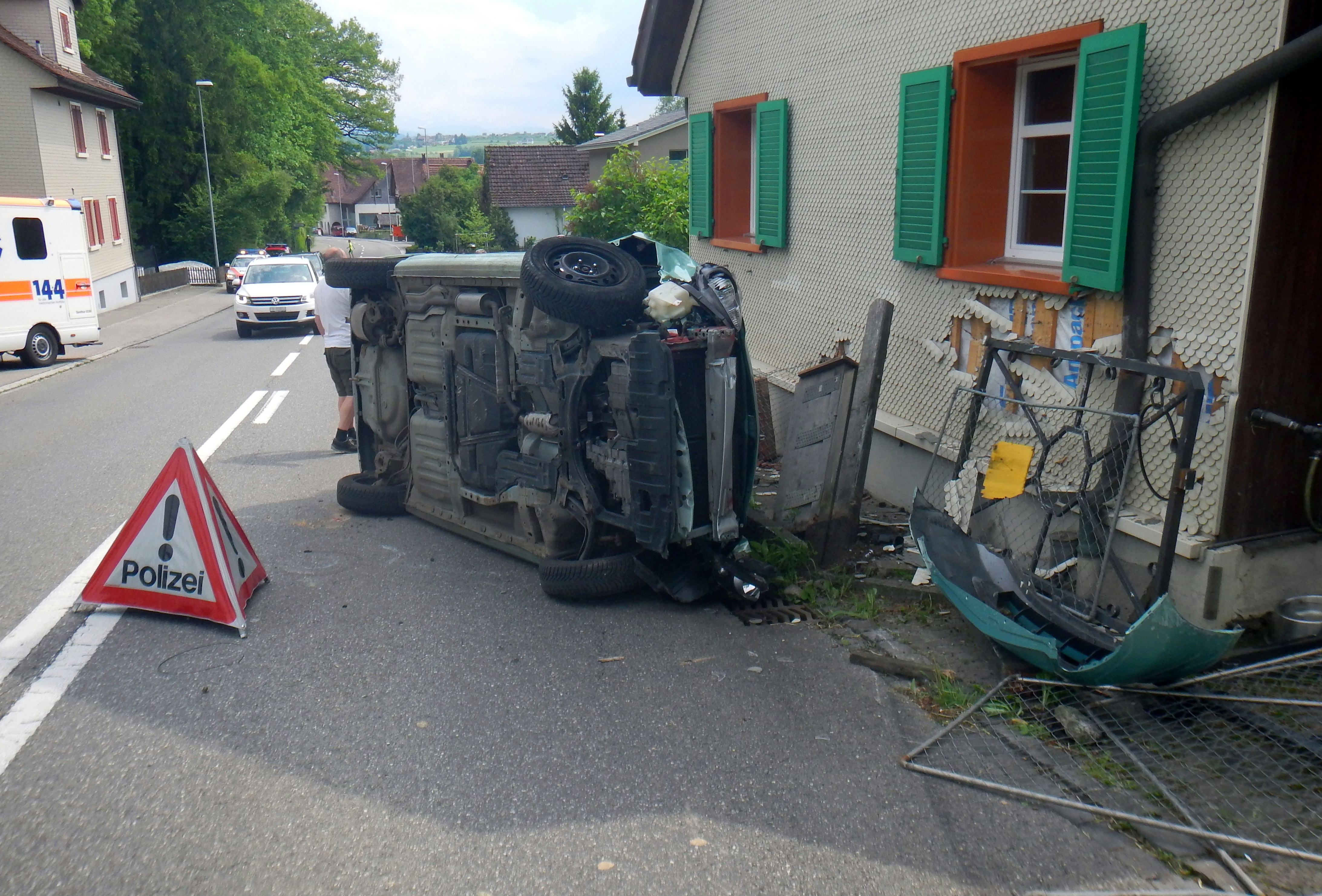 Bild Verkehrsunfall Oberaach
